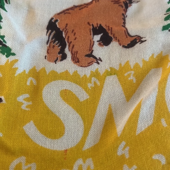 Vintage Smokey The Bear Bandana/Scarf - Picture 8 of 9